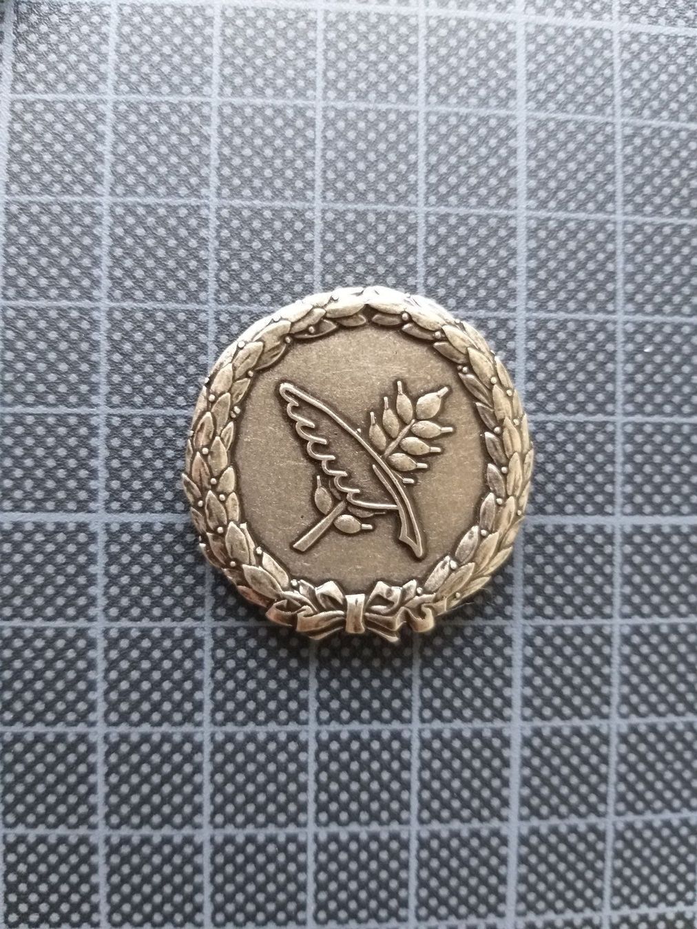 Plaketten & Abzeichen: Brusttaschenanhänger Emblem Truppenbuchh – Gebraucht aus Bauma von SwissMilitaria