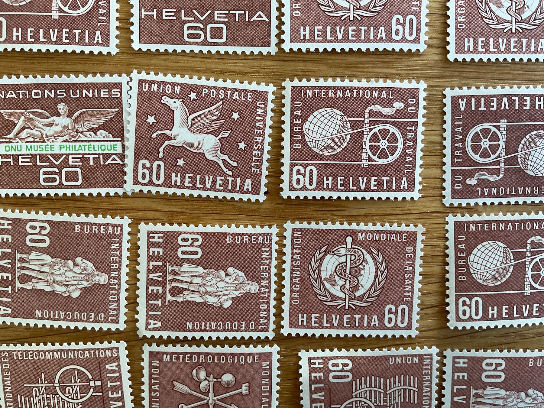 Tutti i francobolli: 60Fr Ämter Frankaturware ungestempelt postfrisch Sammlung – Nuovo (secondo la descrizione) da Wil SG venduto da Chefsugus 5
