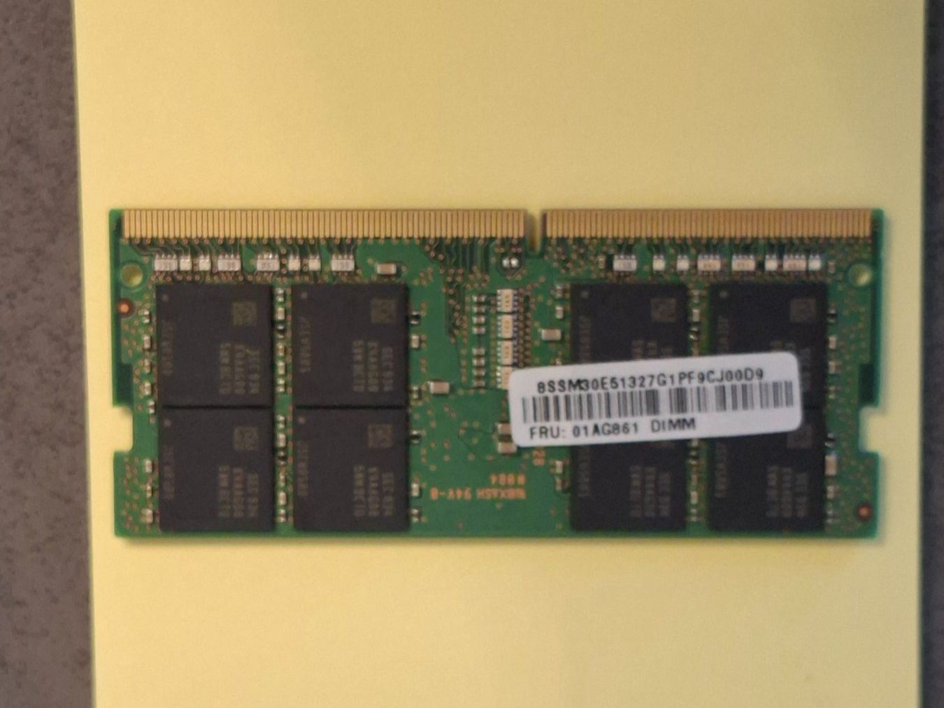 Samsung Memory / RAM: Samsung 32GB DDR4 RAM PC4-2666V – Gebraucht aus Kehrsatz von bassooon 1