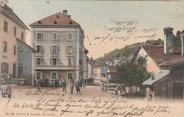 Alte Ansichtskarte Le Locle Rue du Progrès 1905