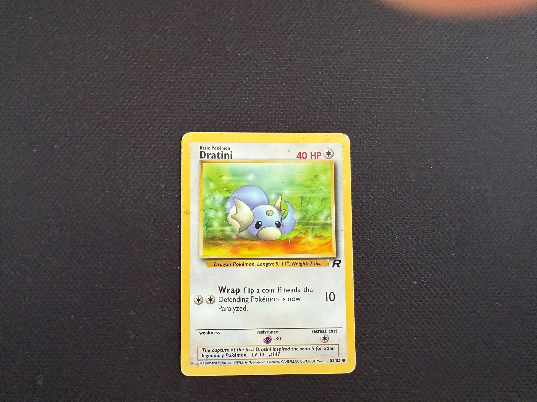 Pokémon Carte collezionabili: Dratini / 53/82 - Team Rocket – Usato da Zürich venduto da mountainwizard00
