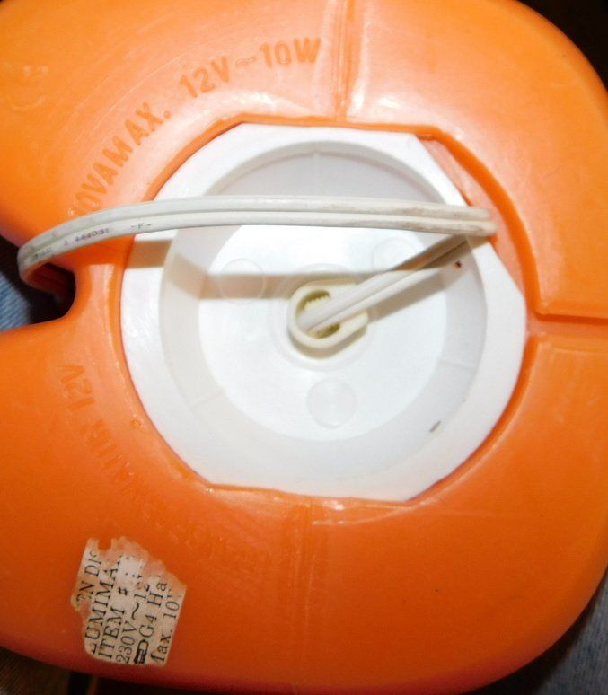 Lampen: Tischlampe, Kinder, Vintage, H 28 cm – Gebraucht aus Villnachern von Niggo0 1