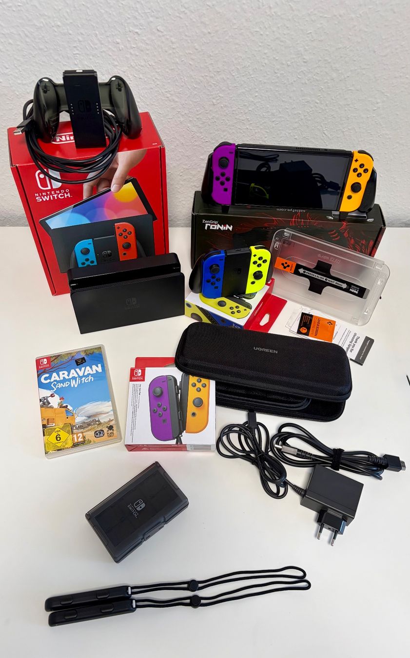 Nintendo Console: Nintendo Switch OLED mit div. Zubehör – Usato da Zürich venduto da Wolpe23 3