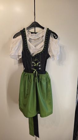 Dirndl Wiesnkönig schwarz grün Grösse 40 sehr guter Zustand