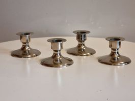 4 Vintage Kerzenhalter W.-Germany Metall