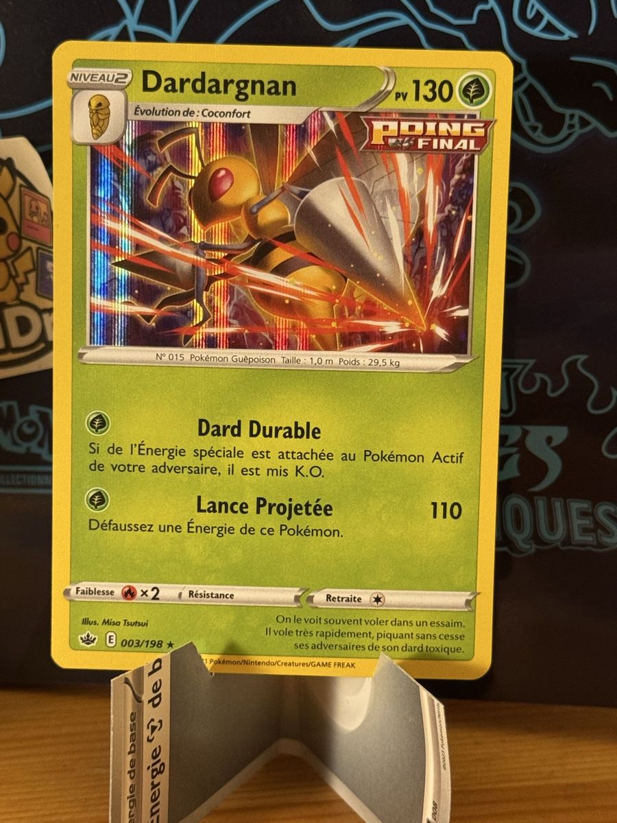 Pokémon Carte collezionabili: Carte Pokémon Dardargnan 003/198 FR – Usato da Lausanne venduto da Dri_Shop