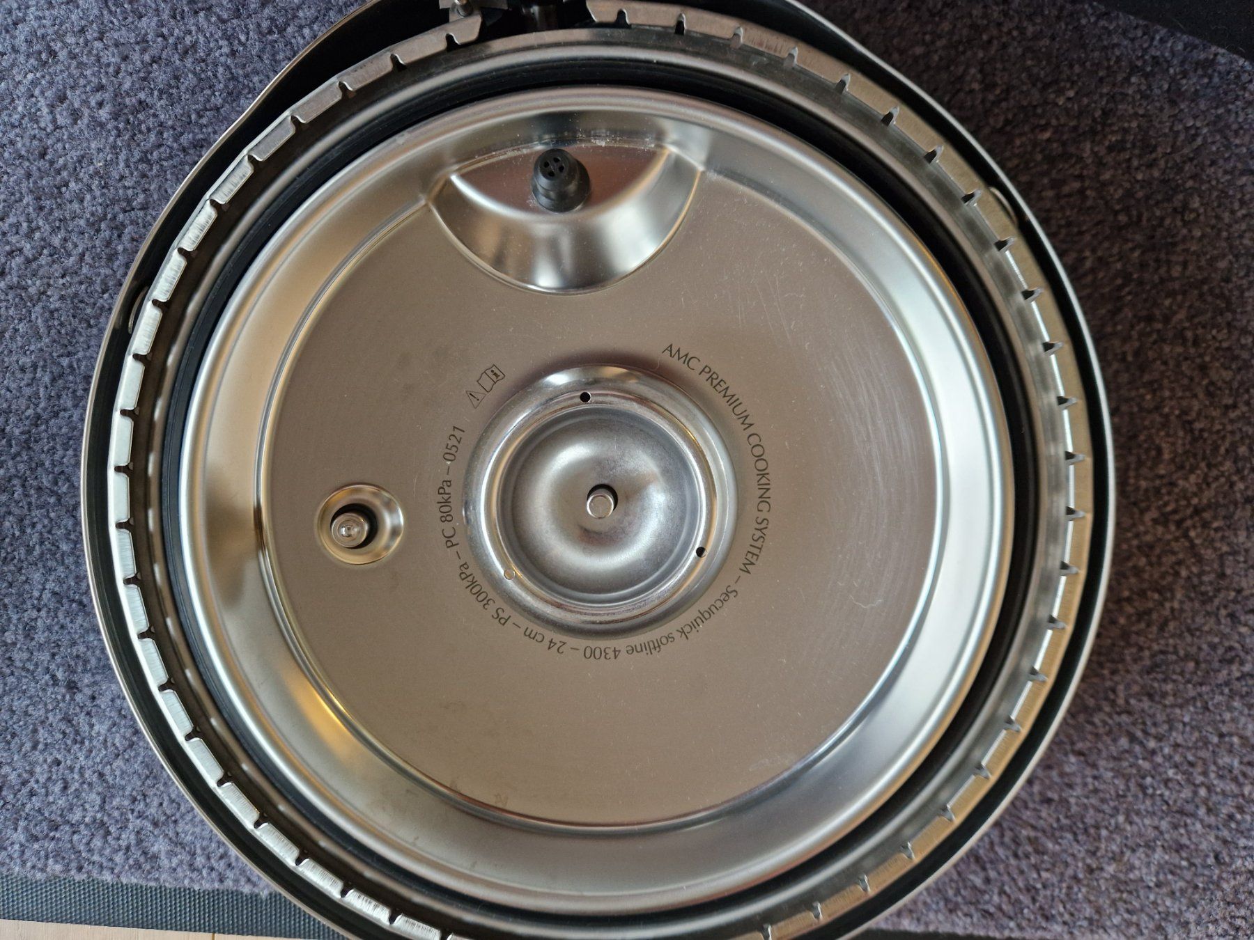Amc Padelle: Amc, Dampfkochtopf Deckel – Usato da Metzerlen venduto da SS01 2