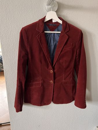 Cord Blazer Tommy Hilfiger, Gr. 36, rost 