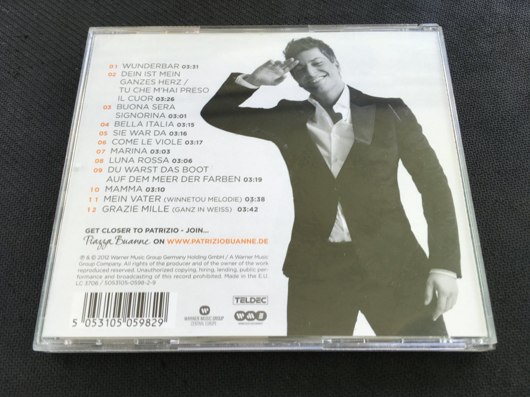 CD: Patrizio Buanne - Wunderbar -CD- – Usato da St.Gallen venduto da MedienJoe 2