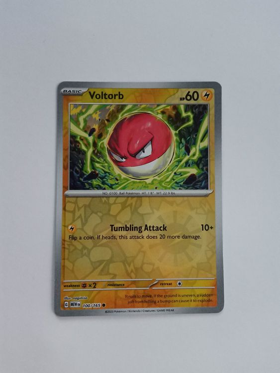 Voltorb Voltobal REVERSE HOLO Pokemon 151 Mew Kaufen auf Ricardo