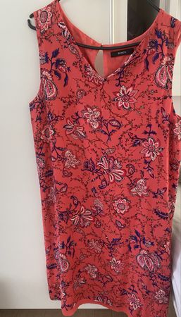 Bonita Sommerkleid, Gr. 38,Koralle Blumenmuster, Top!