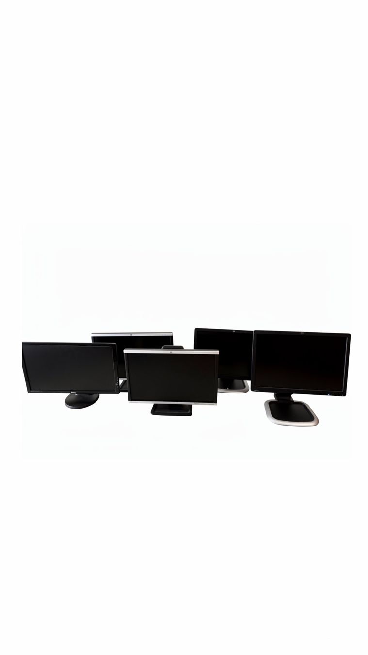 Monitore: 7x HP & BenQ Monitore / Bildschirme – Gebraucht aus Buchs AG von gxazdxa