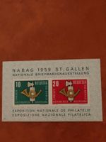 NABAG St.Gallen** 1959 - Briefmarken Ausstellung