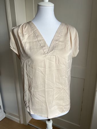 H&M Bluse, beige, Gr. S, Sommerlich-leicht, Top Zustand!
