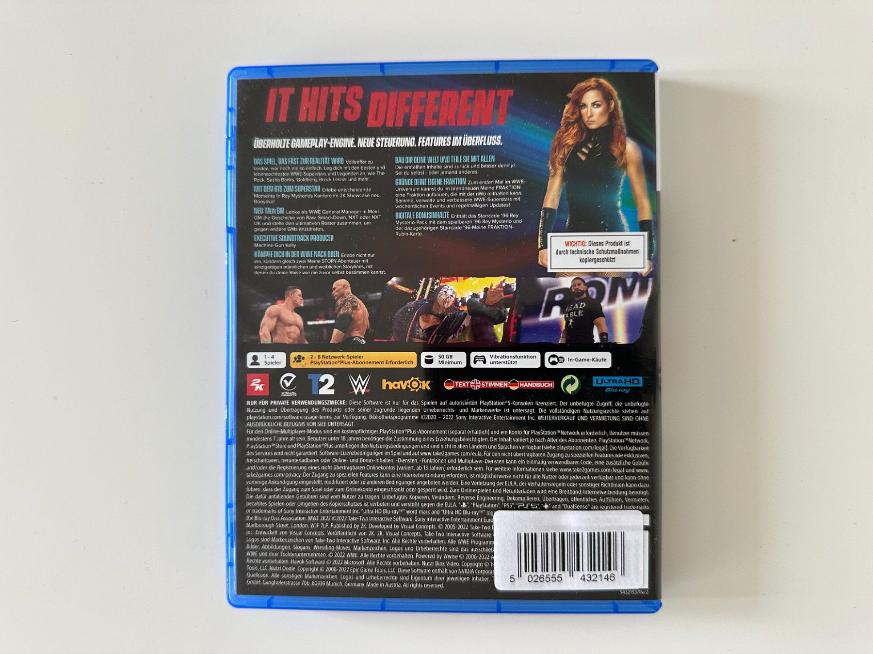 Sony Giochi: WWE 2K22, Sony Playstation 5, PS5 – Nuovo (secondo la descrizione) da Couvet venduto da nay_prh5 2