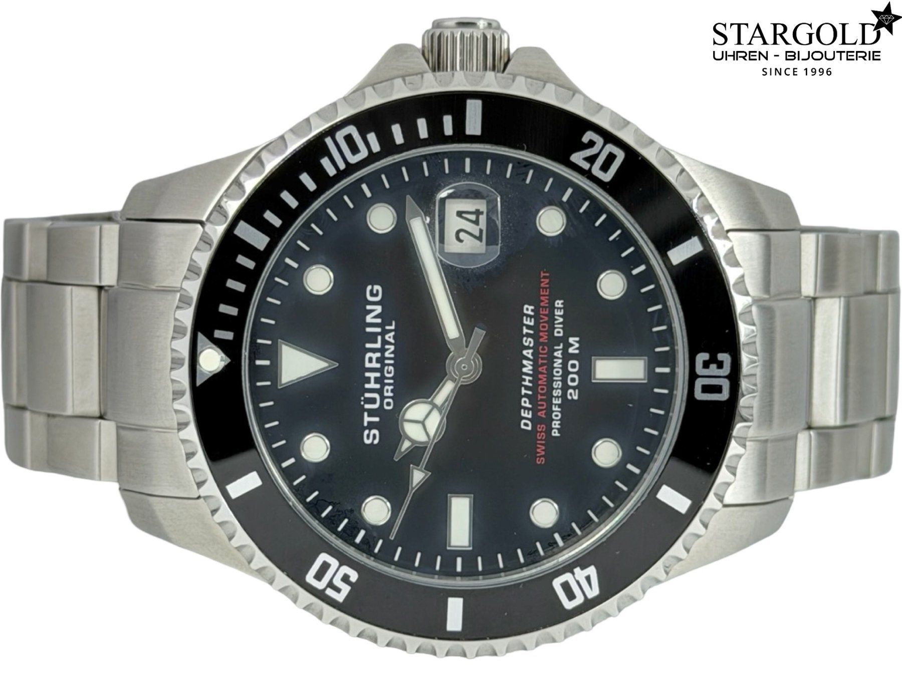 Orologi: Stührling Swiss Movement Depthmaster - 883.01 – Usato da Zürich venduto da Stargold-Uhren 4