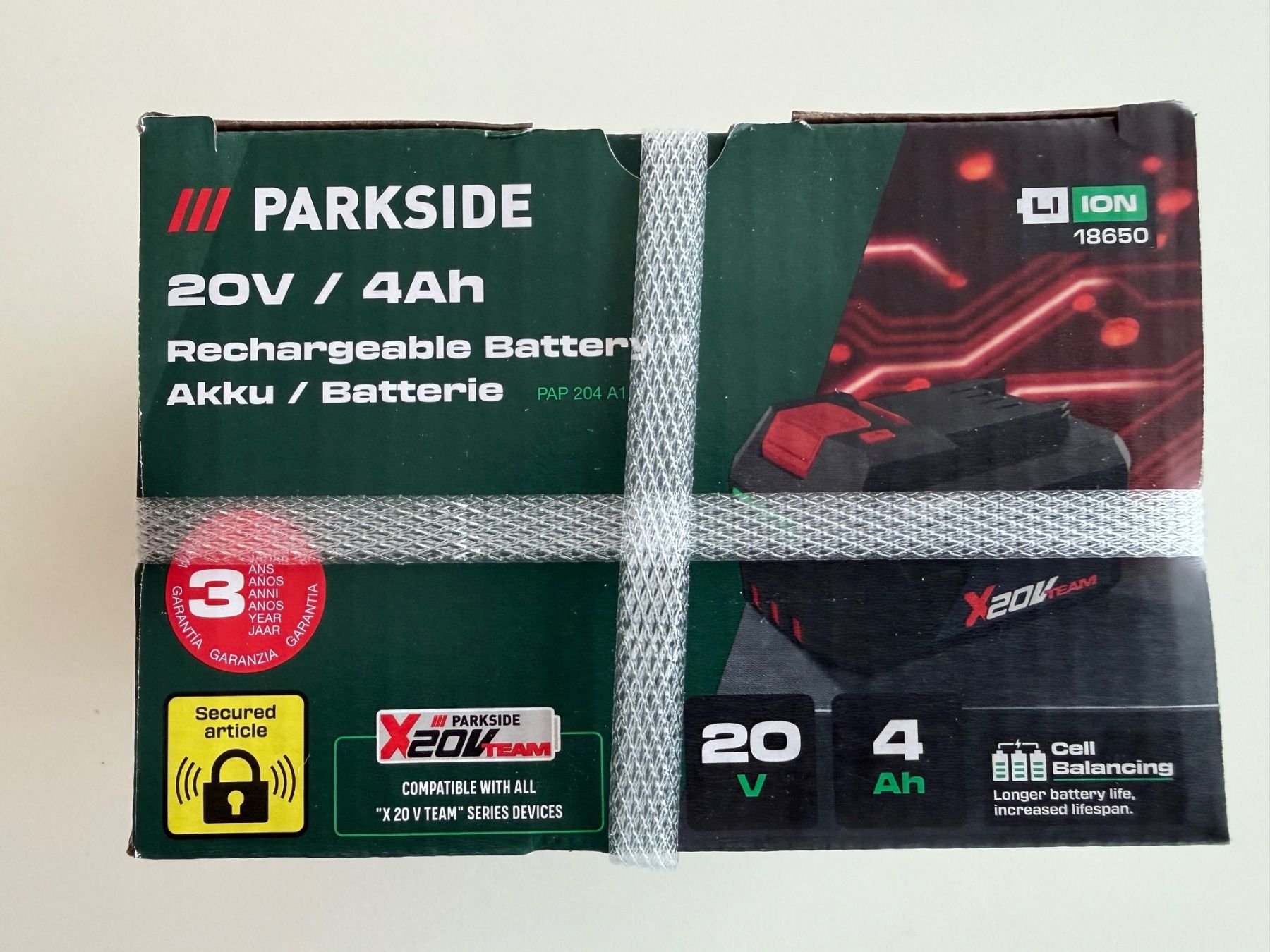 Parkside Akkus & Batterien: Batterie Parkside 20V / 4Ah – Neu und originalverpackt aus St-Gingolph von GoldenKeys