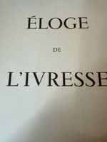 SALLENGRES A-H  Éloge de l’ivresse illustrations de Jo MERRY