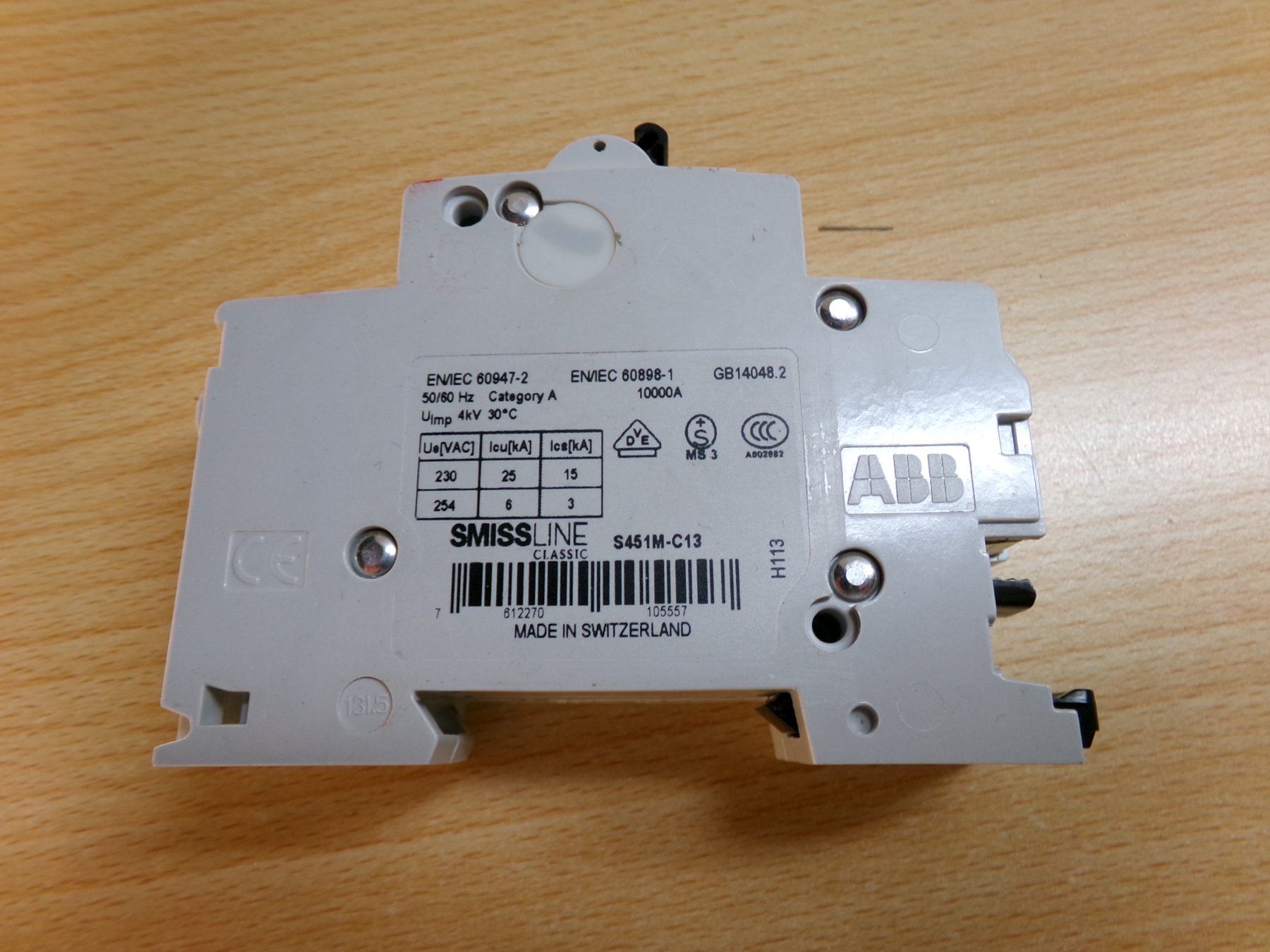 ABB Interruttori: LS C13 mit N-Trenner ABB-smissline – Usato da Hombrechtikon venduto da Maloev17 2