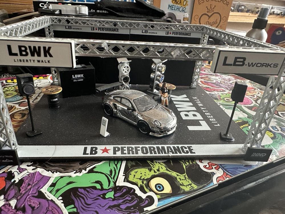 INNO LBWK Auto Salon Diorama Included 997 LBWK Chrome (Gebraucht) in ...