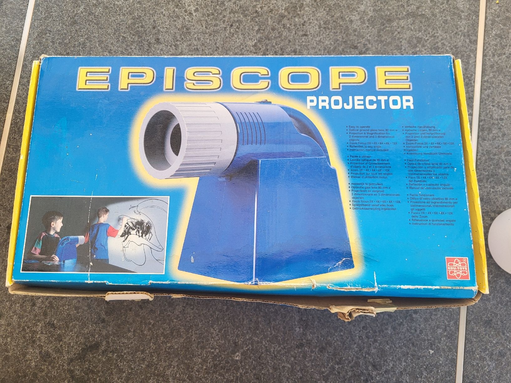 Videoprojektoren: Episcope Projektor, blau, 60W, neuwertig – Gebraucht aus Allschwil von Uhrenbinz
