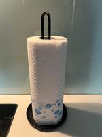 Halter für Haushaltpapier / Küchenrollenhalter schwarz
