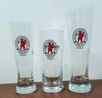 3 Bierglas Bier Brauerei Hausbrauerei Kreuz Spiez