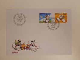 Umschlag + Briefmarken Diddl