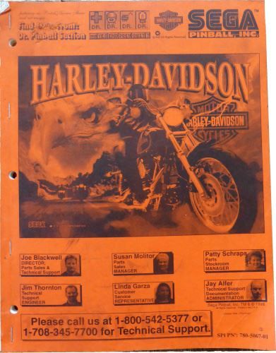 Flipper: Harley Davidson (SEGA) – Usato da Schalunen venduto da schwabspielautomaten