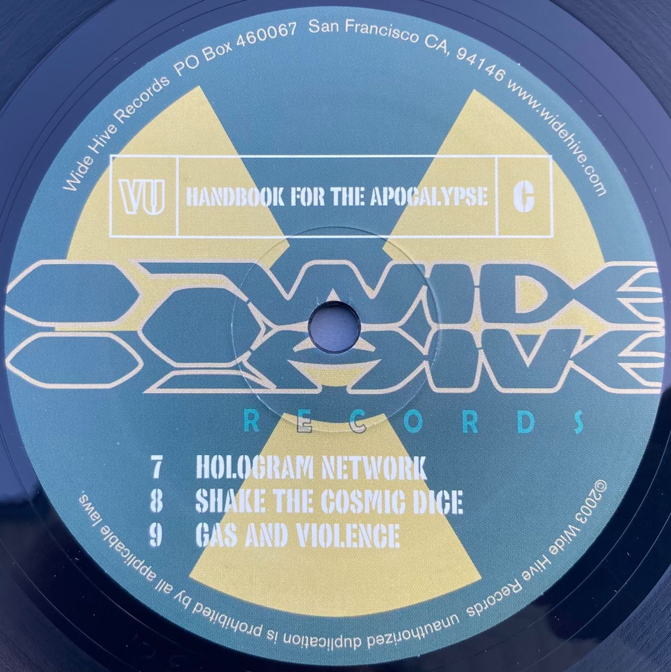 Vinyles: VARIABLE UNIT - HANDBOOK FOR THE APOCALYPSE – D'occasion à Poliez-Pittet par Newtown-Records 3