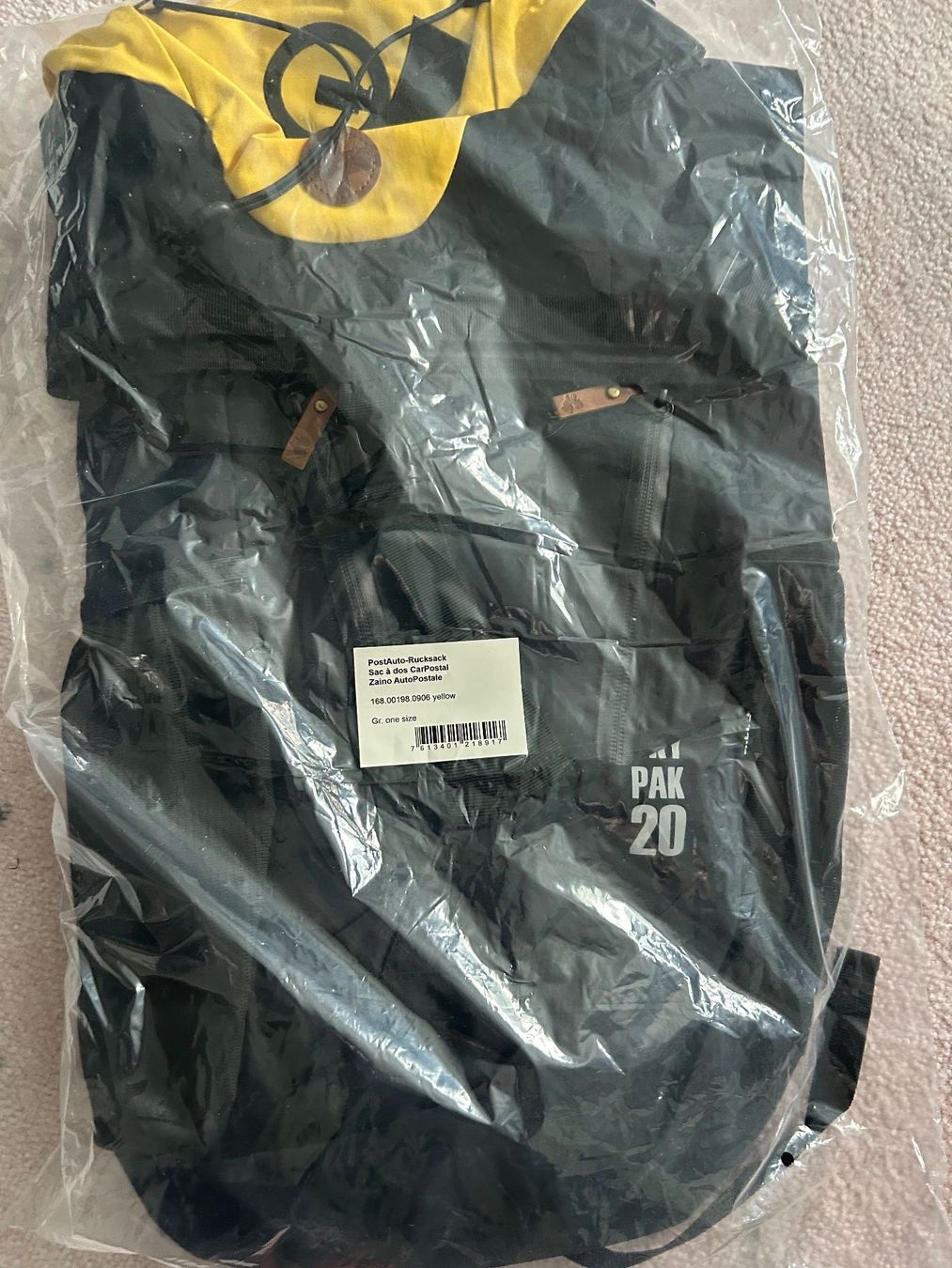 Rukka Zaini: PTT Rucksack Rukka – Nuovo e nell'imballaggio originale da Zumikon venduto da Uranus88
