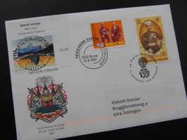 Gemeinschaft Thailande-Suisse 1997 FDC + 2021 Tabs 3 Stempel