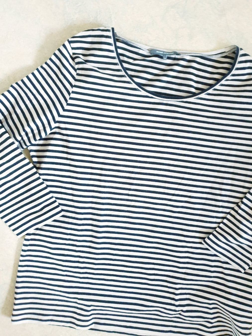 Maglioni & Felpe: RENÉ LEZARD SHIRT L 42 44 SCHWARZ BEIGE PULLI PULLOVER TOP – Usato da Elsau venduto da the-colorful-side 2
