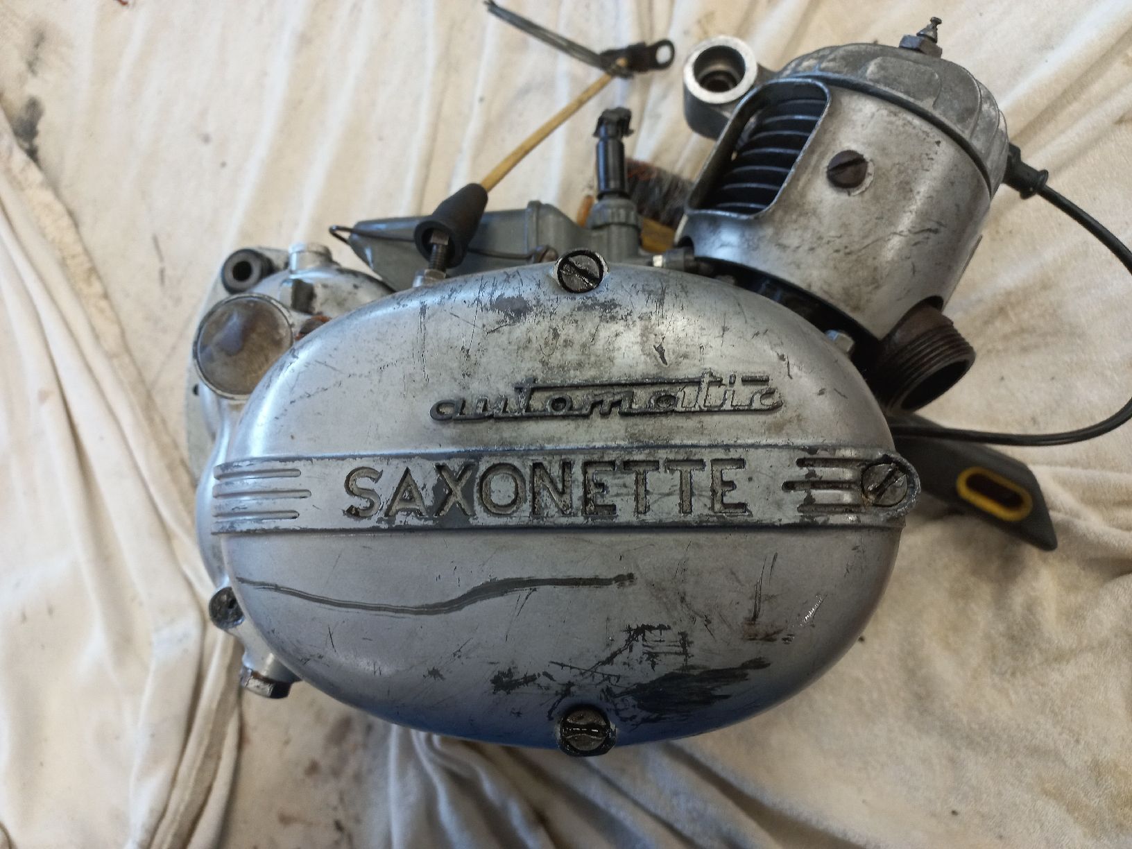 Sachs Mofas: Sachs Saxonette Motor Mod. 50/ AL – Defekt aus Welschenrohr von  1