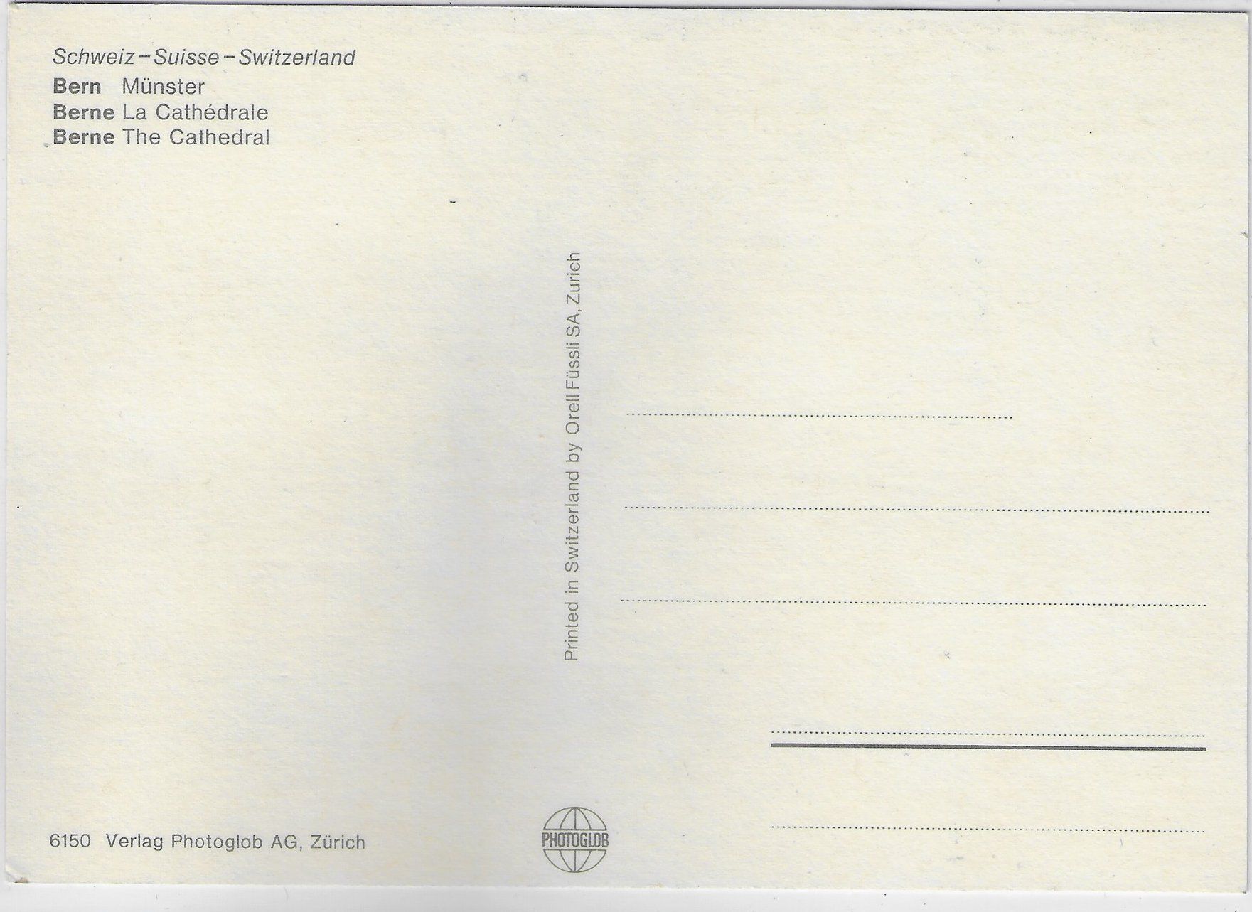 Cartoline postali: Flugaufnahme Stadt Bern – Usato da Ettingen venduto da Kartenplanet 1