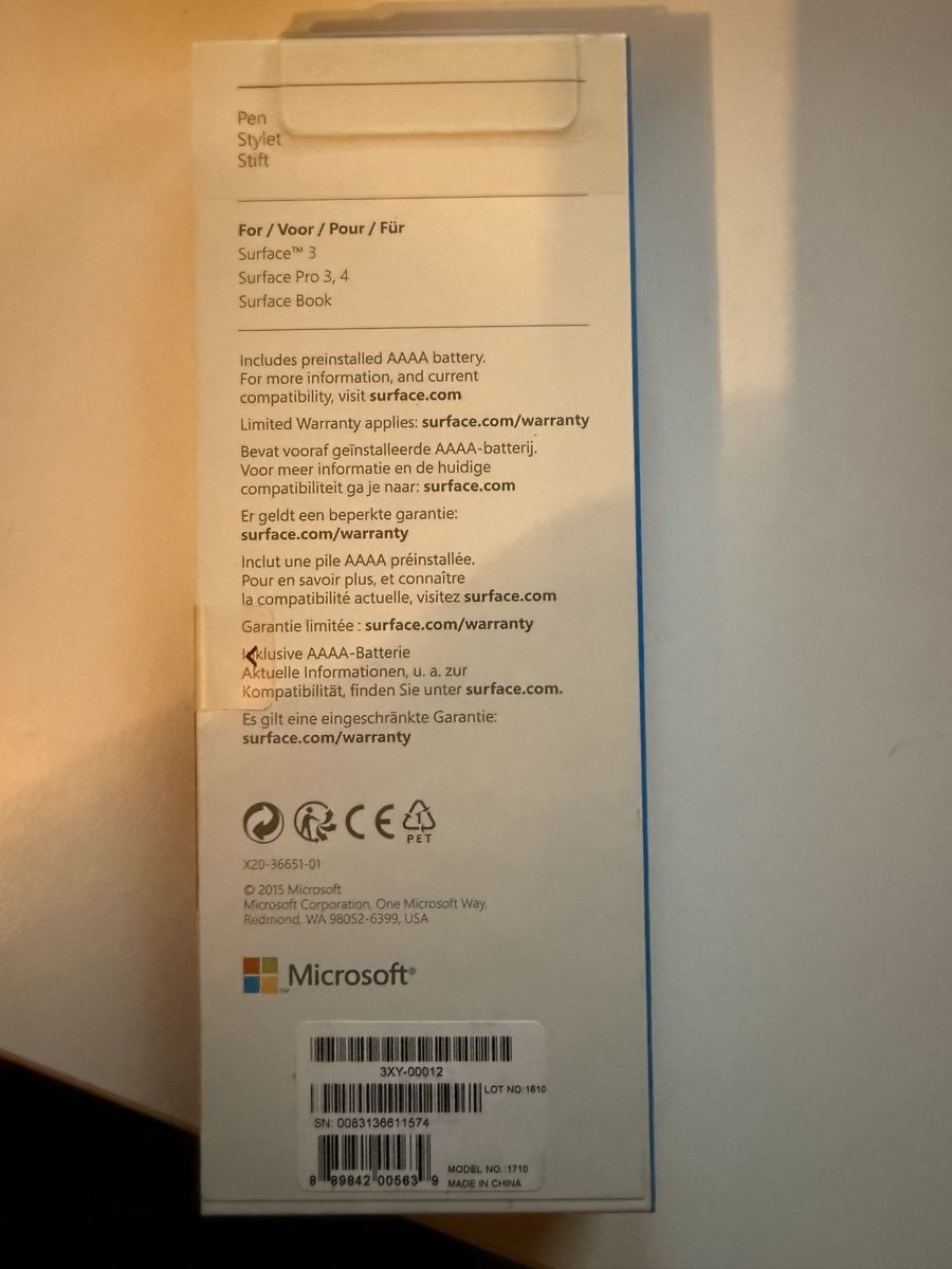 Microsoft Penna & Evidenziatori: Microsoft Surface Pen Stylus – Usato da Duggingen venduto da Enasus 2