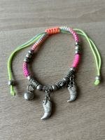 Regenbogen Armband mit silbernen Anhänger