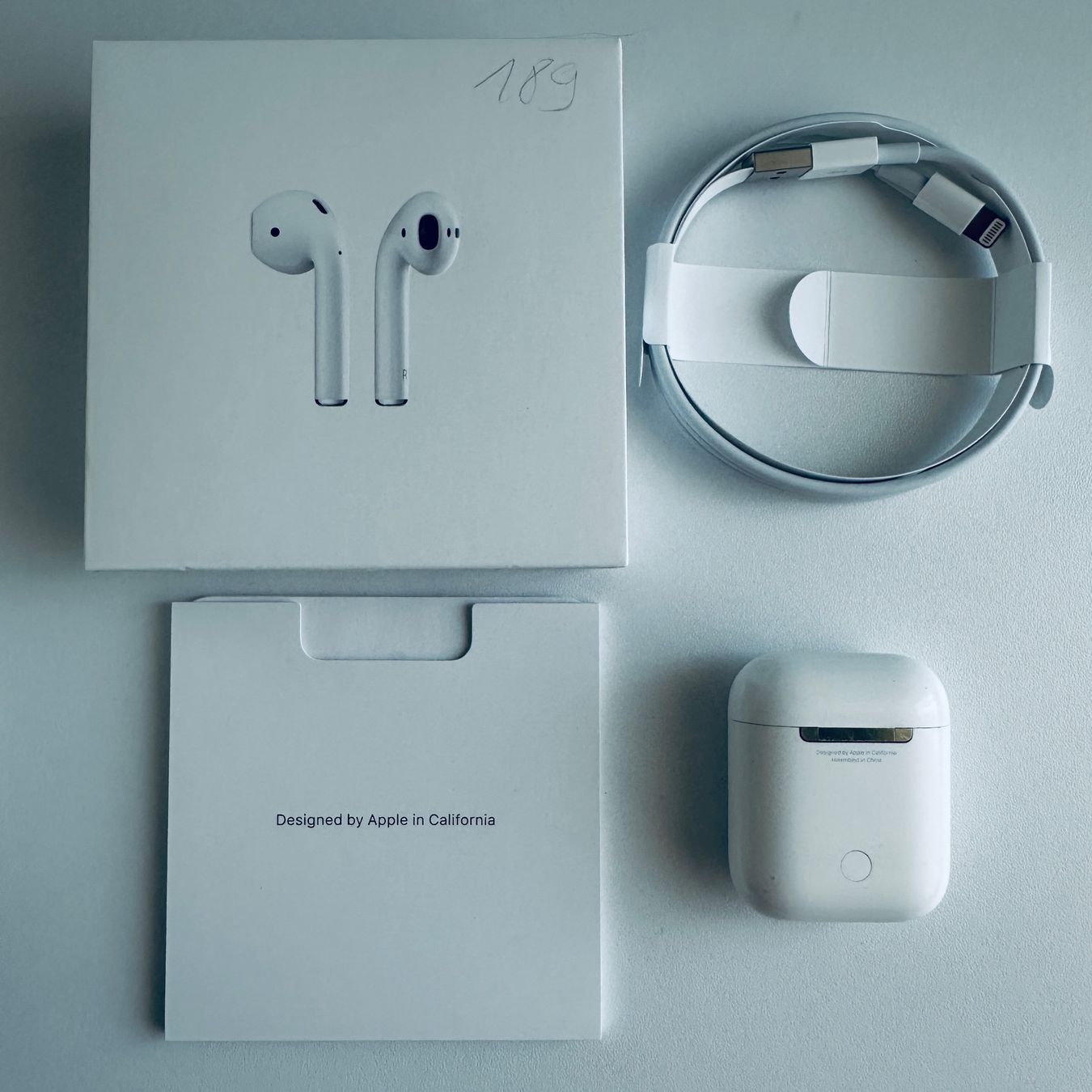 Apple Cuffie: Original Apple AirPods 2 Kopfhörer Wireless Lightning Kabel – Usato da Basel venduto da MY.AIRPODS.SHOP