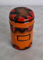 Vintage Knorr Dose typische Farbe orange/schwarz 70-er Jahre