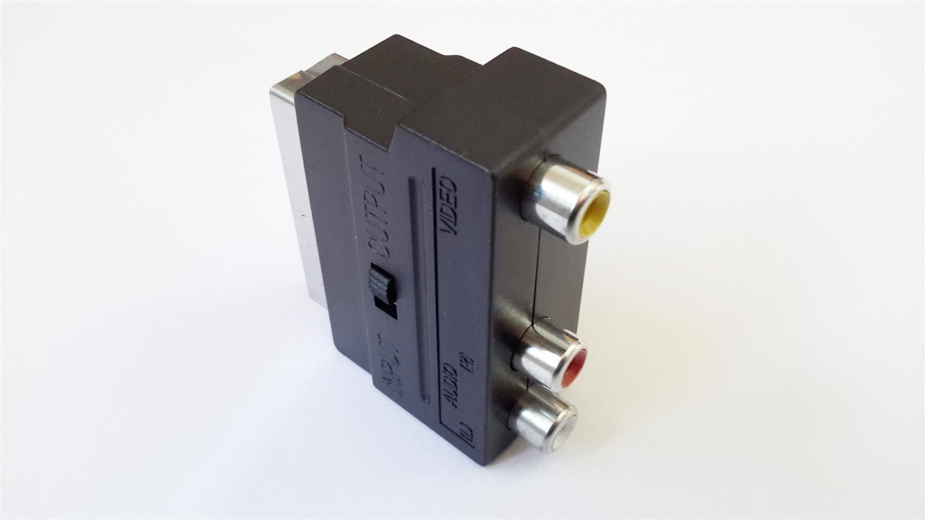 Unità & Adattatore: Adapter Scart auf 3x Cinch mit Switch – Nuovo e nell'imballaggio originale da St. Gallen venduto da cointec 5