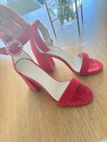 Maje suede leather red shoes EU37