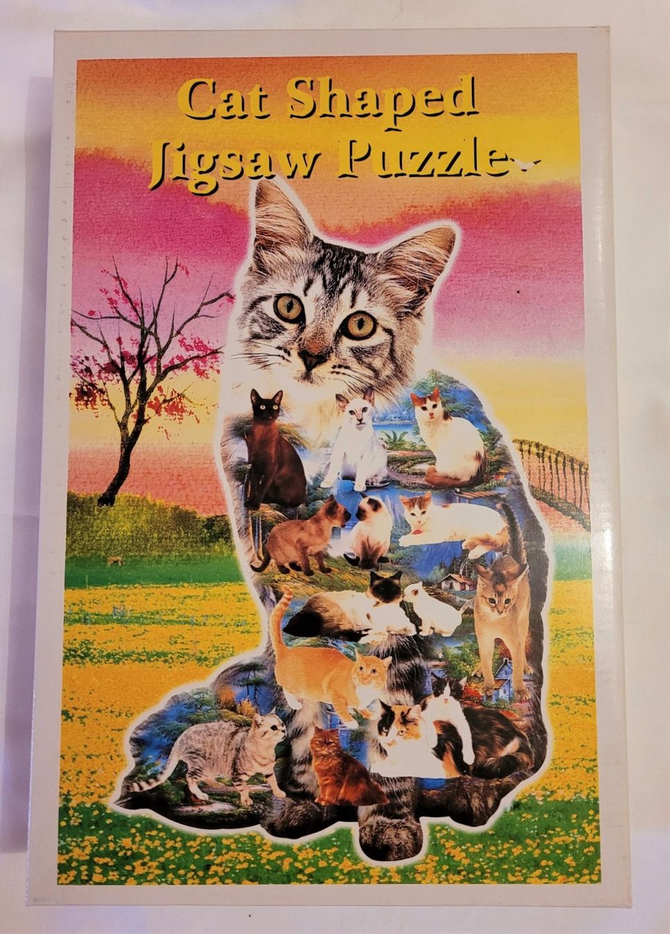Puzzles: Katzen-Puzzle 1000er - Katzenumriss – Gebraucht aus Madiswil von Laubfleck 3