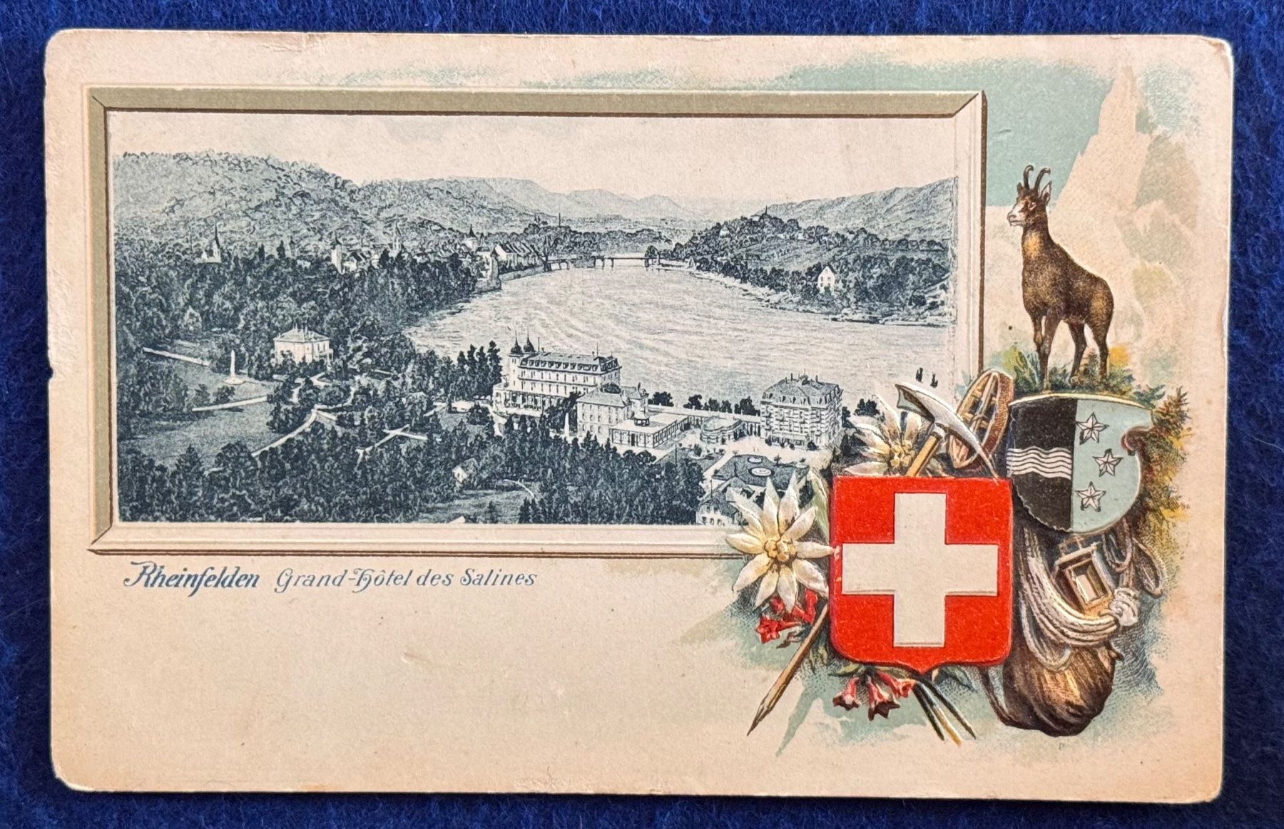 Cartes postales: Alte Ansichtskarte, Lithografie Rheinfelden – D'occasion à Andwil SG par Ariisa1234
