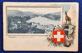 Alte Ansichtskarte, Lithografie Rheinfelden