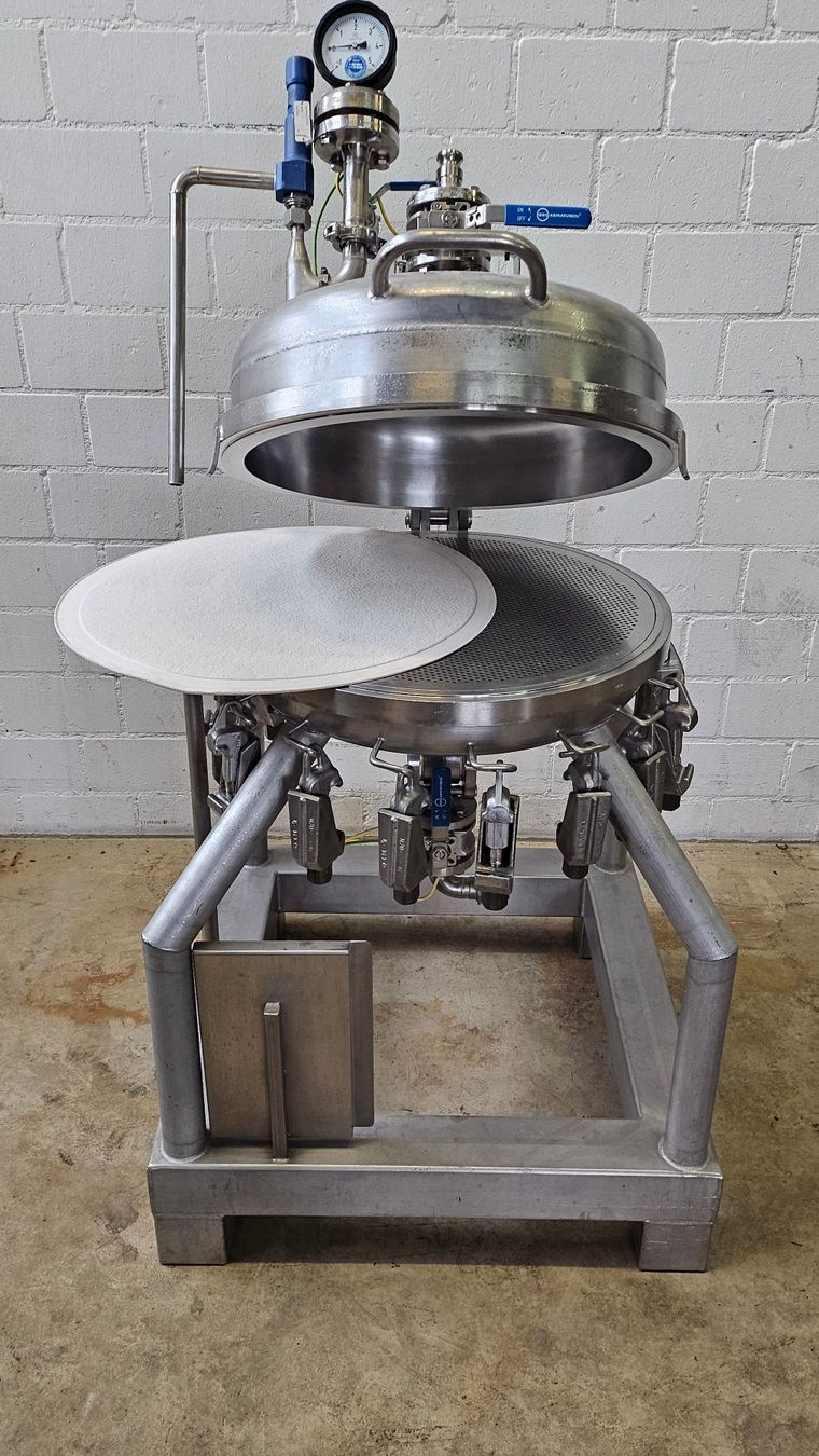 Sonstiges für Haushalt & Wohnen: 62 Liter Druckfilter Nutsche Linsenfilter Edelstahl 0.28 m2 – Gebraucht aus Breitenbach von Cycron_GmbH 3