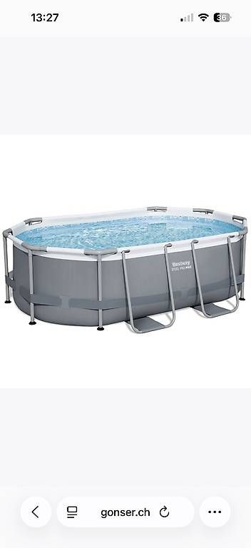 Piscine: Bestway Pool 305x200x84cm, oval – Usato da Untervaz venduto da Calimera1997
