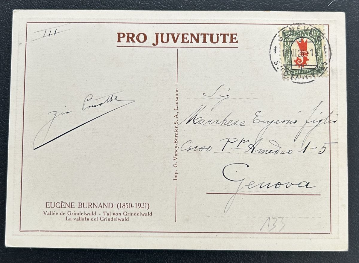 Cartoline postali: Pro Juventute Karte 133 – Usato da Horw venduto da Tellbub 1