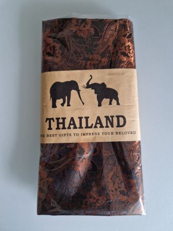 Schal Foulard Halstuch im Asia-Style 100 % Silk