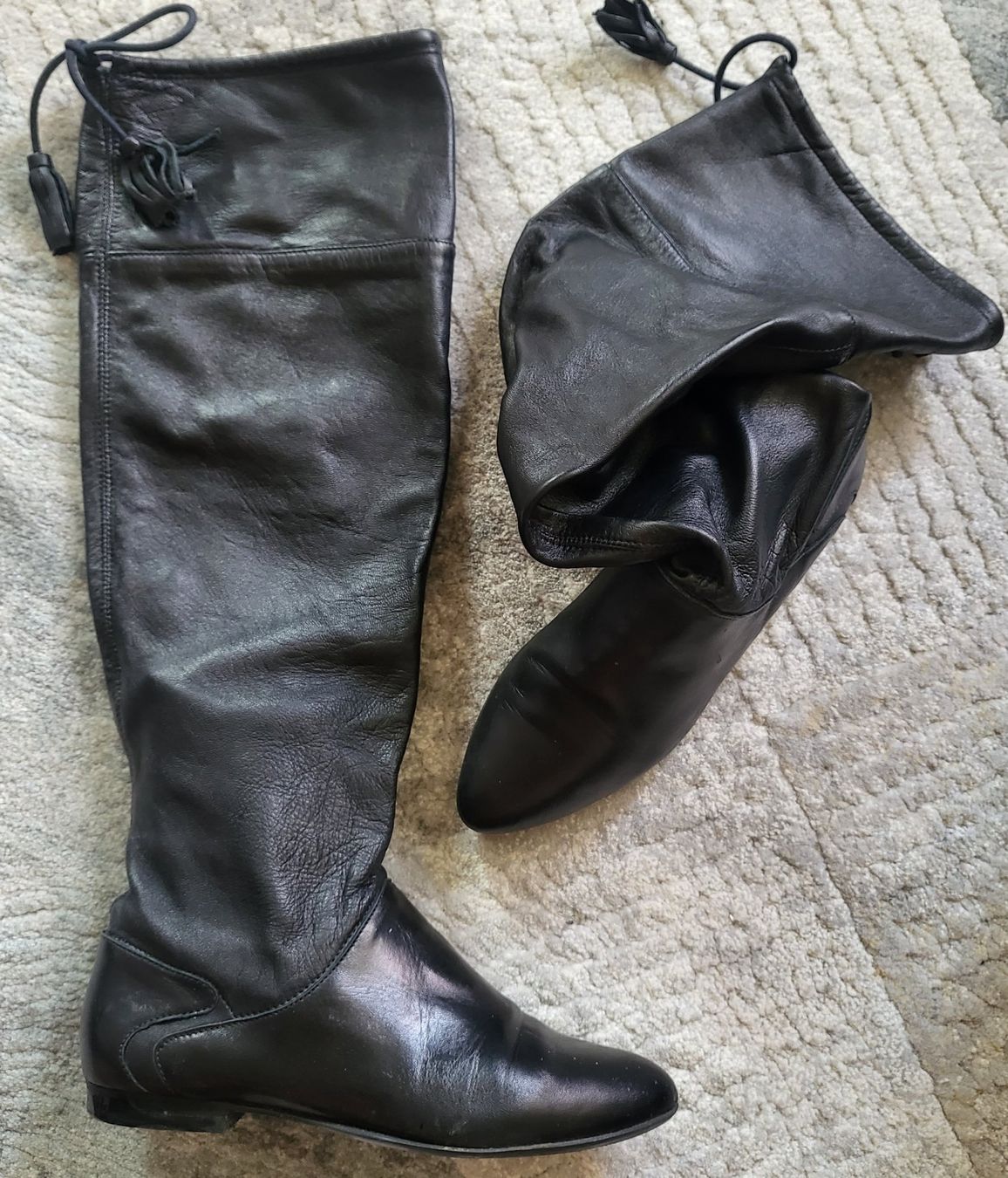 Scarpe da donna: Bottes hautes en cuir. – Usato da Neuchâtel venduto da wikit 3