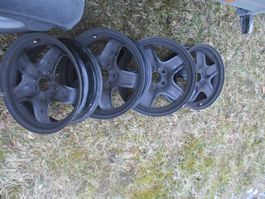 4 Stahlfelgen Opel Zafira B 2160131 / 6.5x16 ET 39